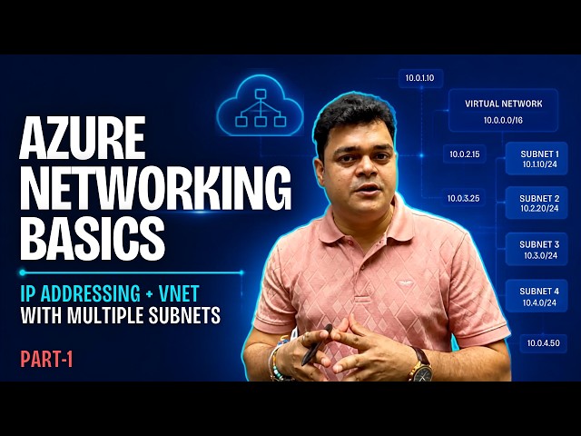 Azure Network Setup Basic of IP and Configure V Net with Multiple Subnets.