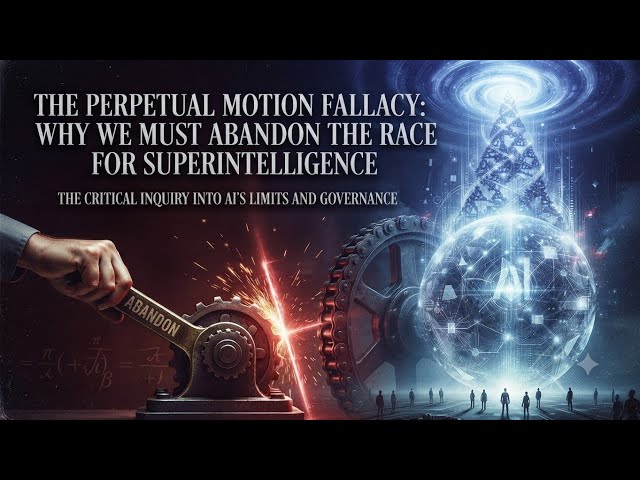 The Perpetual Motion Fallacy: Why We Must Abandon the Race for Superintelligence