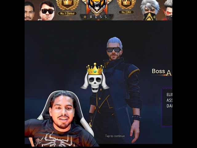 World record in free fire 😱 Free fire top 1 player of boss guild 🤯 #freefire #shorts