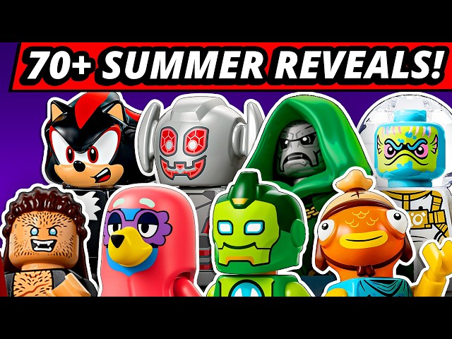 LEGO NEWS! 70+ Summer Reveals! Fortnite! Star Wars! Marvel! Harry Potter! Sonic! Bluey! Megatron!