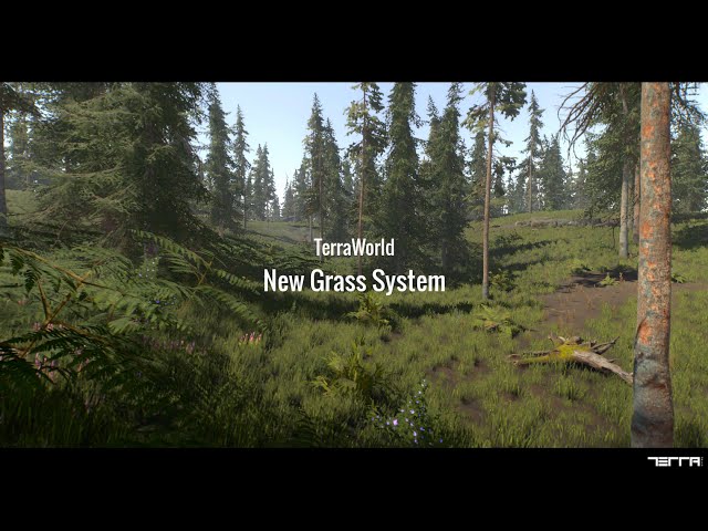 Dense Grass and Vegetation Scattering in Unity