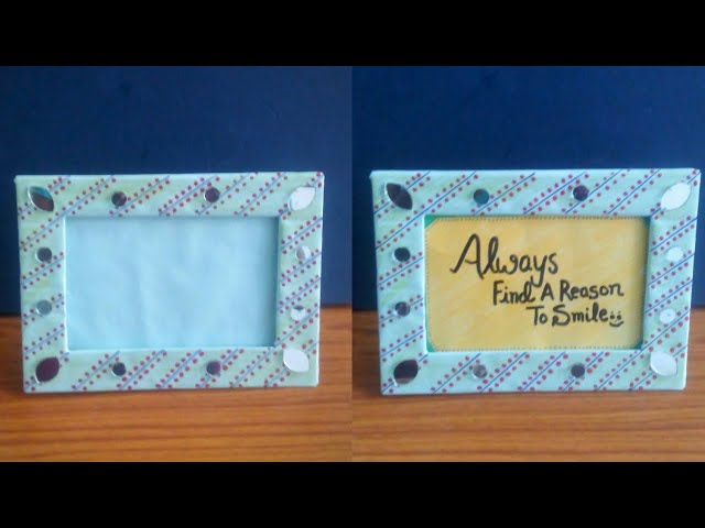 How to make Photo Frame? | Cardboard Photo Frame | (DIY) | Easy Craft