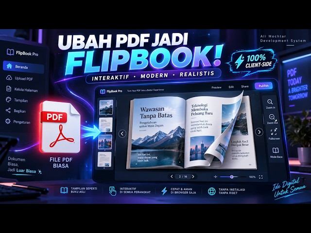 📚 CONVERT PDFS INTO COOL AND PROFESSIONAL INTERACTIVE FLIPBOOKS