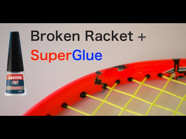 How to Repair Broken Badminton Racket Frame using SUPERGLUE