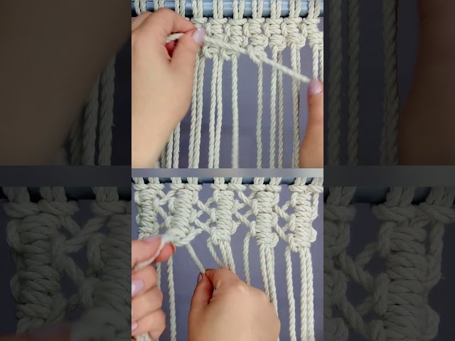 #macrametutorial #macrameknots #squareknot #diy #handmade #crafttutorial #fabric #solidpiece #panel