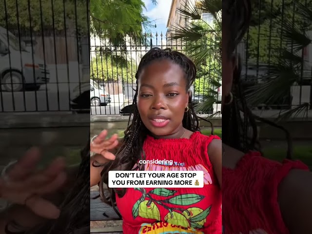 Your age doesn’t determine your pay 👏🏾
