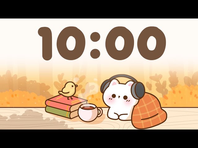 10 minute lofi timer 🎵 Pomodoro Study Timer ☕ Boost Your Focus