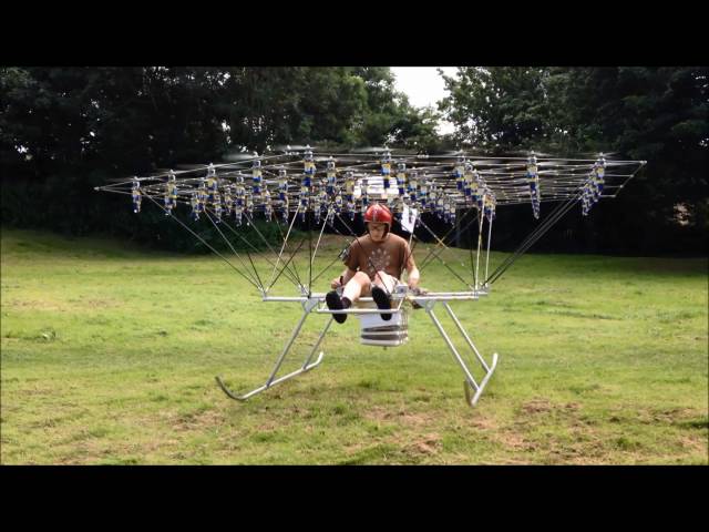 The Swarm Manned  Multirotor Multicopter is Back Flying