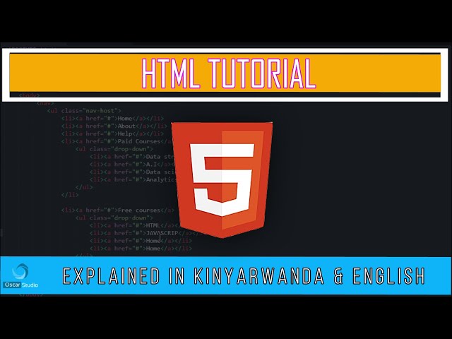 4.HTML BASIC TAGS | explained in | Kinyarwanda & English