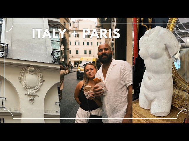 Italy & Paris Travel Vlog | Flea Markets, Antiques & European Inspiration