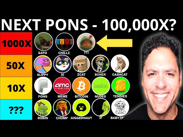🔥I FOUND THE NEXT PONS?! 22 ROBINHOOD MEME COINS TO BUY NOW FOR 500–1000X?!
