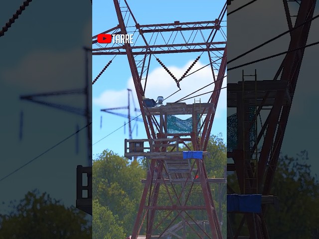 Power Lines spot in CRAZY in Rust #rust #rustshorts