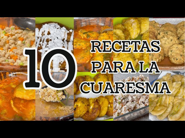 10 MENÚS PARA CUARESMA #parati #fypシ  #recetas  #fyp  #menu #viral