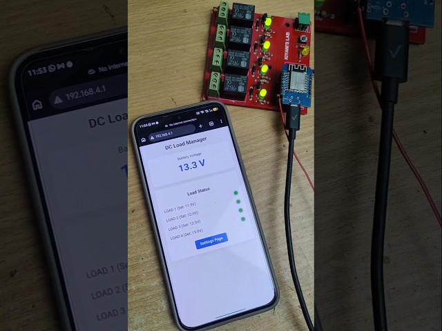 DC Load Manager #kiyanislab #jlcpcb #diyproject #esp8266project