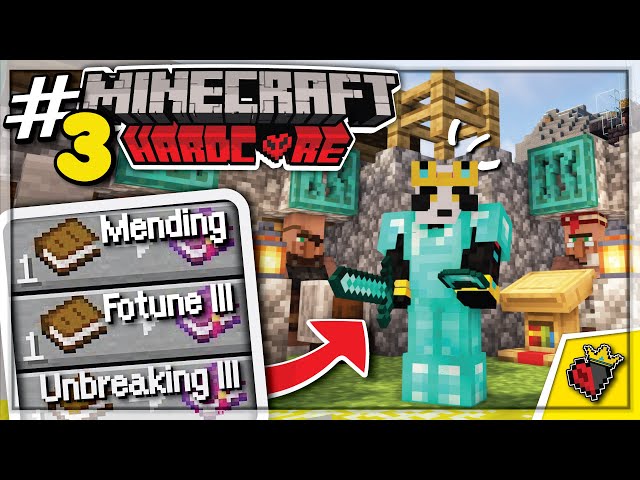 I MADE FULL DIAMOND ARMOR | Minecraft Hardcore (#3)