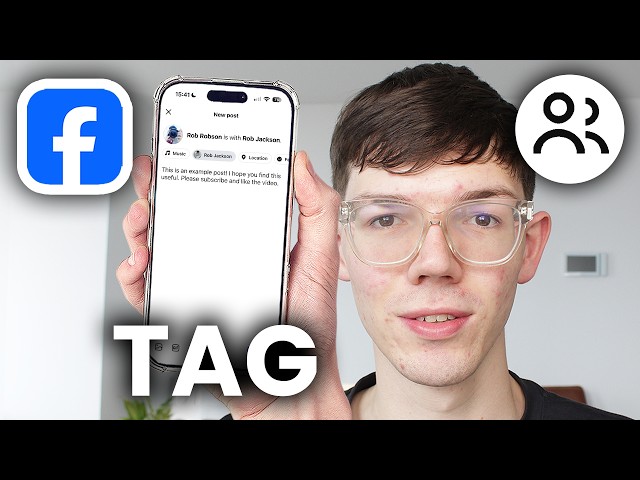 How To Tag Someone On Facebook Post - Tutorial
