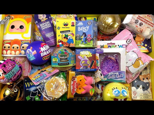 68 minutes of mystery bags ASMR NO TALKING Relaxing Unboxing Sounds