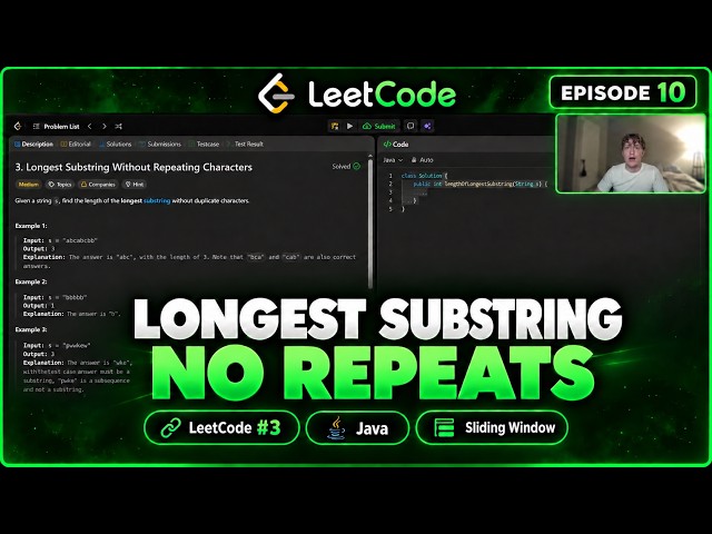 I Finally Learned Sliding Window | LeetCode #3 (Medium)