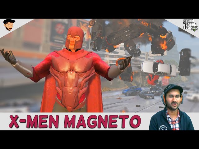 X-Men | Magneto In GTA 5 | Hindi | MAkER