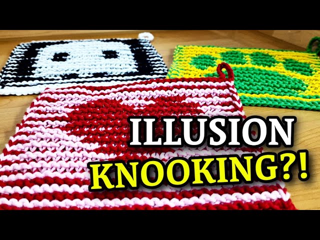 How to Illusion KNOOKING | Right-handed Tutorial | 3 Free Patterns
