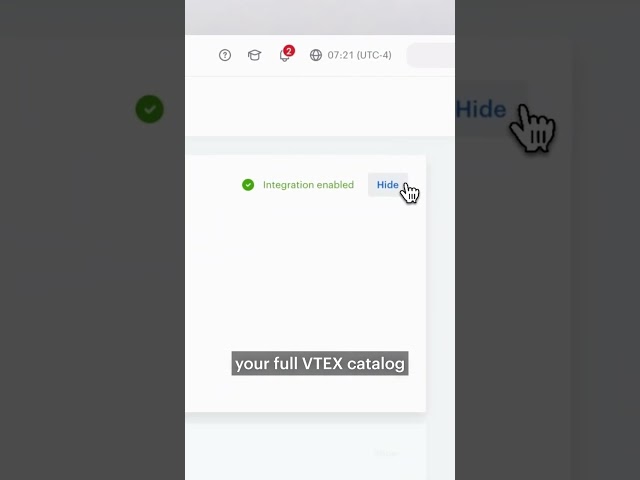 VTEX Catalog Synchronization. One connection, managed in Synerise. #SyneriseBites