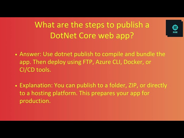 DotNet Interview Questions – Part 26 | CI/CD with GitHub Actions, Azure DevOps & Docker