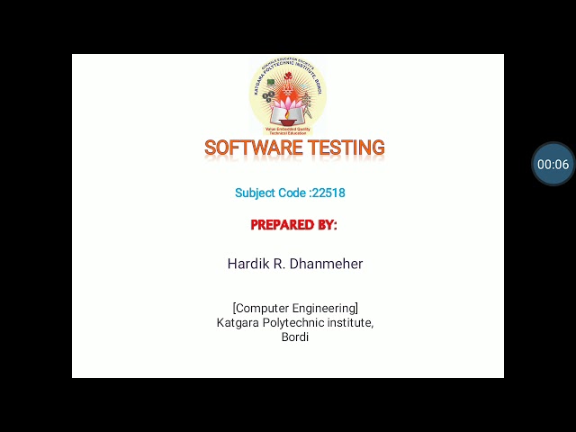 software testing- chapter 5 ...manual and automation testing