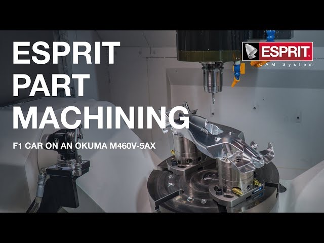 ESPRIT 5-axis on an Okuma Genos M460V-5AX