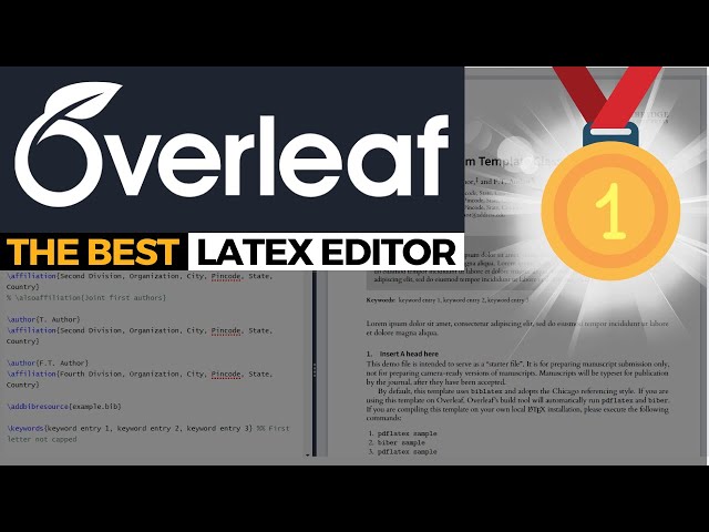 Introducing Overleaf: The Online LaTeX Editor