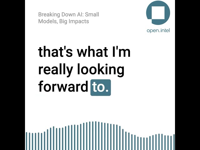 Breaking Down AI:  Small Models, Big Impacts