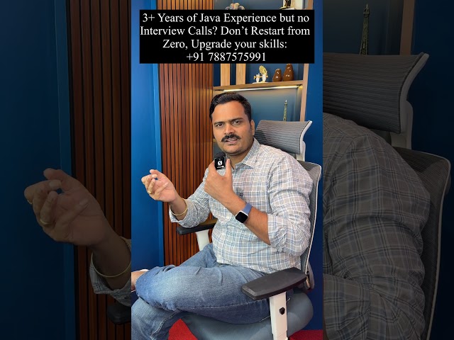 3+ Years IT Experience but Still in Support? Switch to Java Developer | Java Full Stack Career