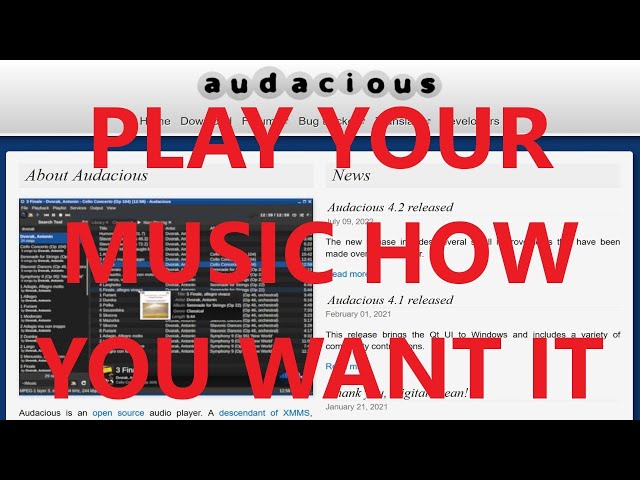 The Best Winamp Alternative: Audacious