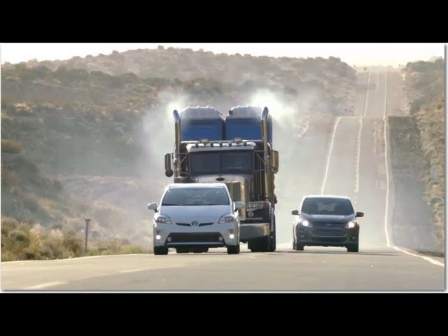 2013 Ford C-MAX "Hybrid Games" Commercial; Semi-Pass