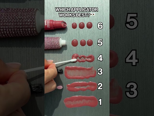 Which applicator works best? 👀💋