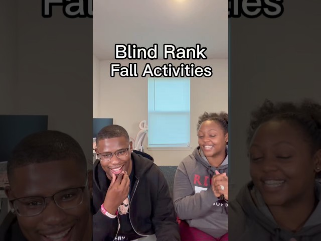 Blind Rank Fall activities #shorts #blindrank #fall #fallactivities