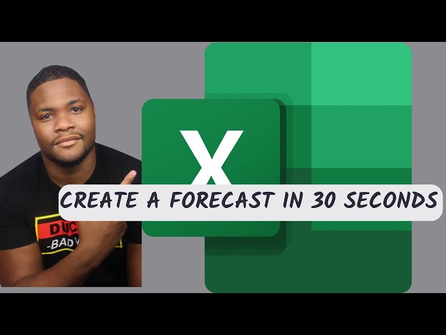 Simple and Easy Forecasting in Excel