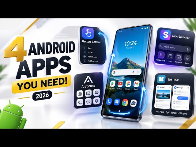📱 4 Android Apps That Will Change How You Use Your Phone 🤯