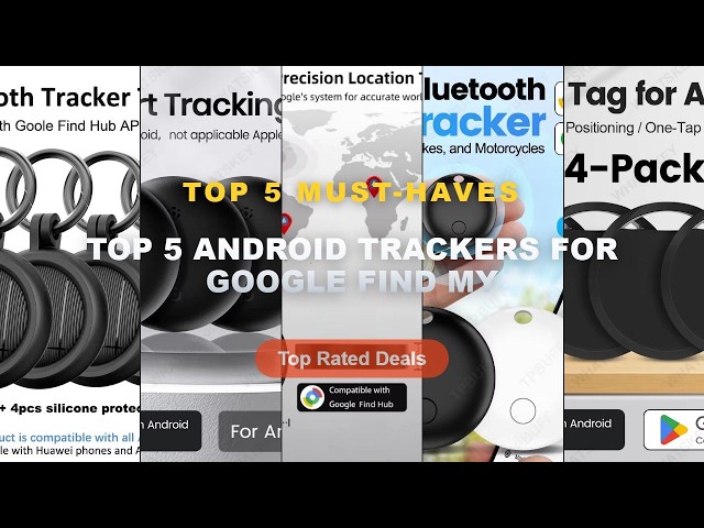 Cheap & Best Top 5 Android Trackers For Google Find My Unboxing & Review - 4 Pack Bluetooth Android