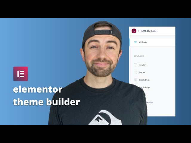 Elementor Theme Builder - Global Colors, Global Fonts, Header And Footer | Build A Website