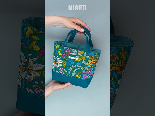 Easy 20-Minute Tote Bag  Miarti Sewing Tips 🪡🧵✂️ 👜 #miarti #sewing #tips