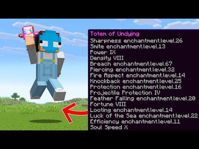 Minecraft, But Jumping Enchants Items...