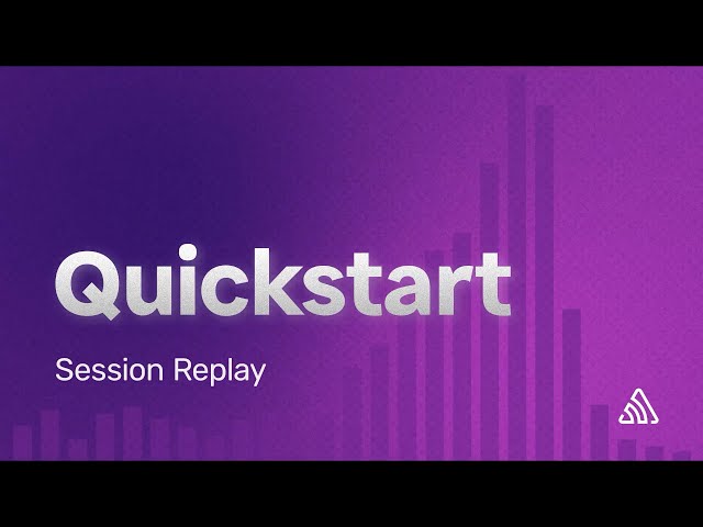 Session Replay on Sentry in 60 seconds
