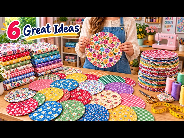 6 beautiful sewing ideas you can make quickly as Christmas gifts 🎁🎄