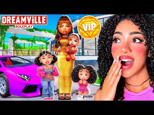 I Adopted REALISTIC KIDS in DREAMVILLE RP…