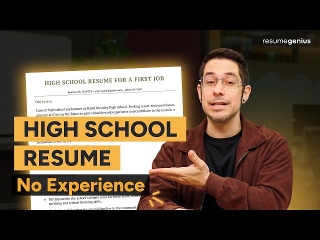 EASY GUIDE to Writing a High School Student Resume (with Free Templates!)
