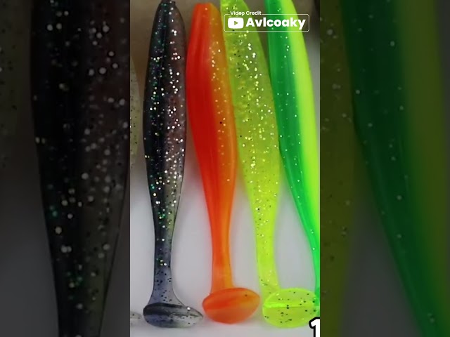 Avlcoaky Paddle Tail Swimbaits  #shorts