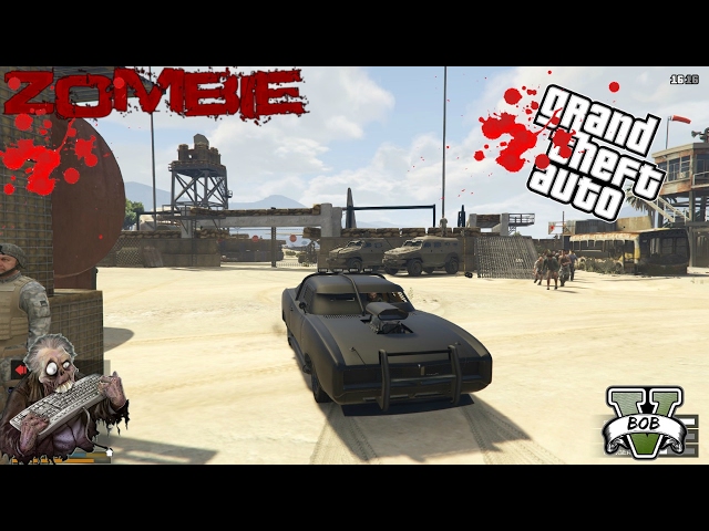 GTA V ZOMBIES _ FUI NA BASE MILITAR E OLHA NO QUE DEU - Ep05 (GTA 5 Survival Zombie MOD)