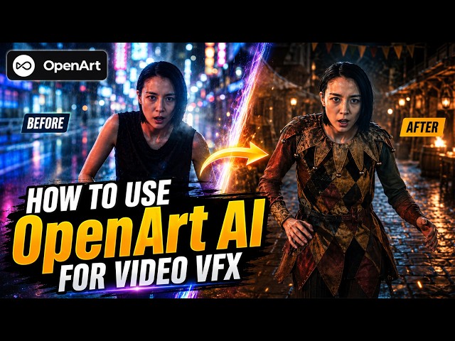 How to Use OpenArt AI for Video VFX & Background Replacement Full Guide