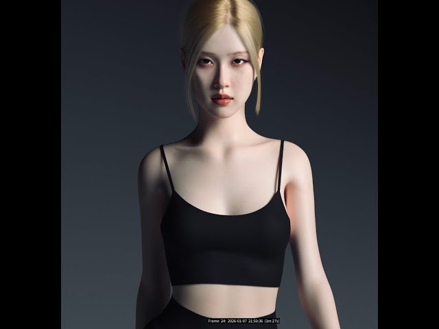 Dynamic Performance of Muscles #houdini #muscle #cg #character #rig #hair #rose