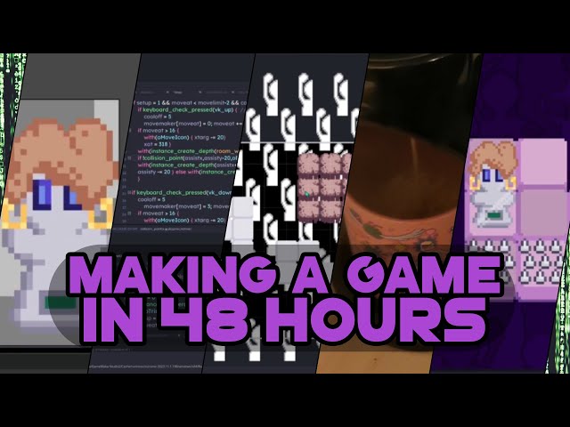 Making a Game in 48 Hours - Time-Lapse (One Shot Trish-Bot)
